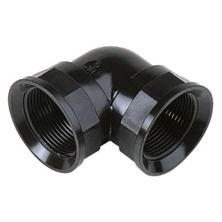 CURVA A 90° IN POLIPROPILENE CON FILETTO FEMMINA-FEMMINA DA 1'1/4