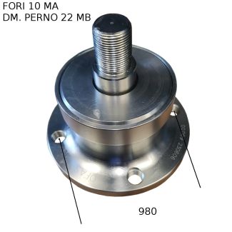 MOZZO SKF A 4 FORI PER DISCO FRANGIZOLLE.