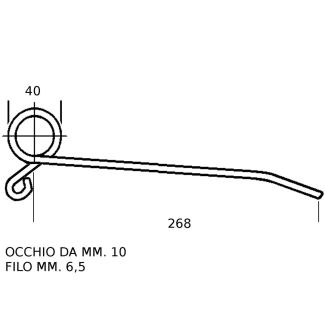 DENTE RANGHINATORE REPOSSI SEMPLICE AD ESAURIMENTO