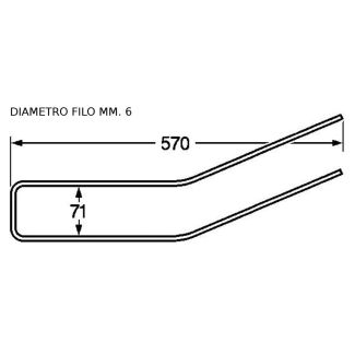 DENTE RASTRELLIERA FONTANESI SLAM. COD. ORIGINALE   67331