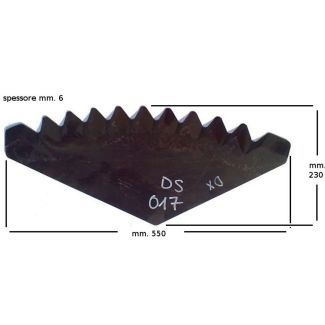 COLTELLO MOD. AGM ORIGINALE BUSATIS AL TUNGSTENO, DX SENZA FORI