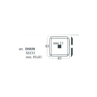 DISCHETTO SECO MM. 85 X 85 QUADRATO