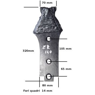 PUNTE ERMO RIPUNTATORE CON RIPORTO AL TUNGSTENO. COD. ORIG. ER 140HS