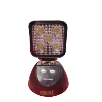 FARO DA LAVORO LED RICARICABILE COMPLETO DI CARICABATTERIE