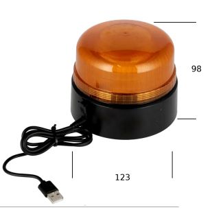 LAMPEGGIANTE LED MAGNETICO RICARIBABILE. POTENZA 12,6 W, 12V,