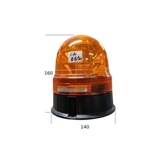 LAMPEGGIANTE A LED BASE PIANA 12-24V. 16 LED A 3 W.