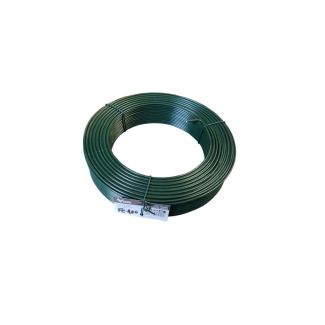 FILO DI FERRO PLASTIFICATO. DA 100 MT. DM ESTERNO  mm. 2,8. DM DEL FILO MM. 2