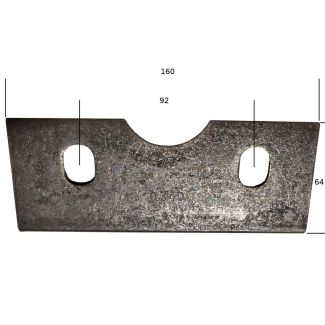 G340 -PIASTRA CONSUMO SCARPA ADATTABILE GASPARDO