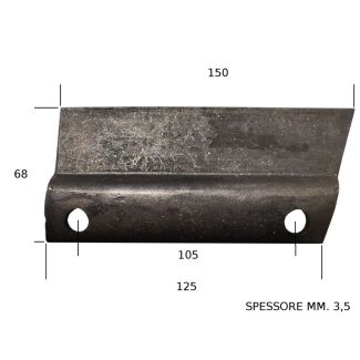  G341 - GUIDA ANTERIORE  ADATTABILE  GASPARDO