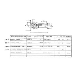 GIUNTO SCORREVOLE AC 106 ASA 69