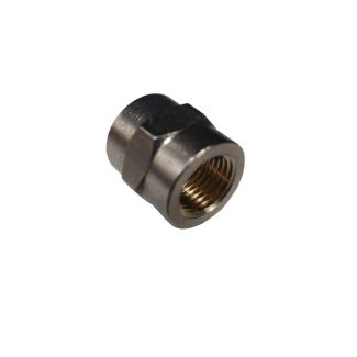 MANICOTTO FEMMINA M 10X1 IN OTTONE PER GUNZIONE TUBI GRASSAGGIO