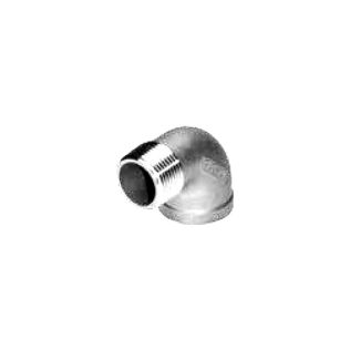 GOMITO INOX 316 A 90° CON FILETTO MASCHIO/FEMMINA DA 1/2'