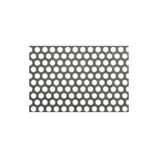 LAMIERA FORATA IN FERRO MT. 1 X 2. SPESSORE MM. 3. FORO MM. 5