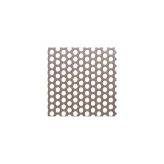 LAMIERA FORATA INOX  FORO MM. 5. SPESSORE MM. 1.  MT. 1 X 2