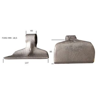 MAZZA TRINCIASARMENTI ALPEGO  TIPO RM 06/18   FORO DM. MM. 18,5