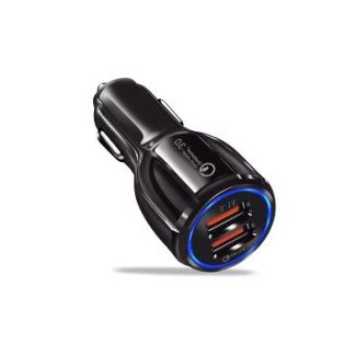 CARICATORE PER AUTO USB A 2 PORTE