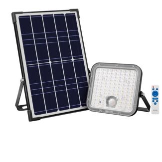 PROIETTORE LED AUTONOMO CON PANNELLO SOLARE E SENSORE DI MOVIMENTO, 201X164X49MM, NEUTRO, 30W, 4800L