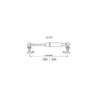 MOLLA A GAS SAME 520 X 305   170 N  198.520.17