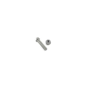 BULLONE 10 X 40 CON DADO PER MORSETTO ZINCATO