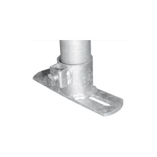 SUPPORTO A MURO ZINCATO PER TUBO DA  1' 1/4 = MM. 42,4. BULLONE 10X25