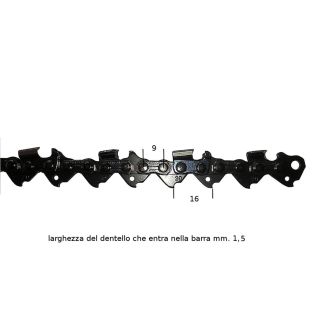 CATENA OREGON 21BPX 325 SPESSORE MM. 1,5. PER MOTOSEGA. PREZZO AL MT.