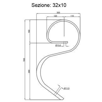 MOLLA FLEX 32X10 ( VIENE VENDUTA SENZA VOMERE)