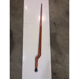 PUNTA RIBASSATA DM. 38X880 CON DADO DA 22 MM.