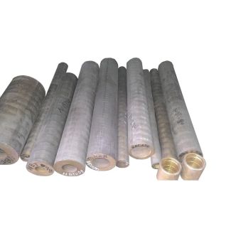 BARRA IN BRONZO FORATA. DM. INTERNO MM. 20. DIM. ESTERNO MM. 50.