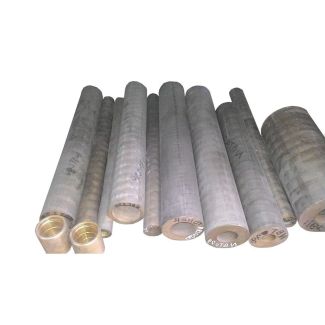 BARRA IN BRONZO FORATA. DM. INTERNO MM. 60. DM. ESTERNO MM. 120.
