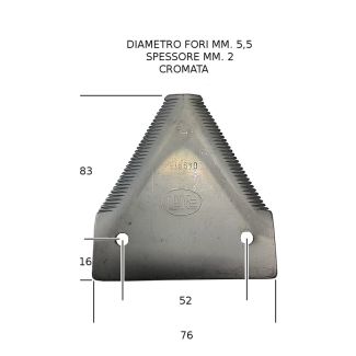 SEZIONE LAMA nazionale HESTON 49916 CROMATA