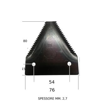 SEZIONE LAMA  DIN LAND 300 alta di spessore (nazionale)