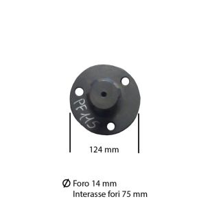 ALBERO SCANALATO1'3\8 Z.6 CON FLANGIA DM. MM. 114 PER  FIAT