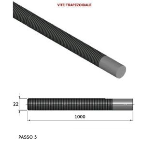 VITE TRAPEZIOIDALE MM. 22. LUNGHEZZA MT. 1.