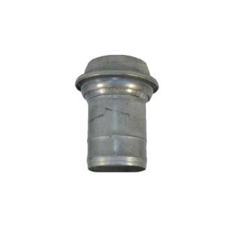 PORTAGOMMA INOX TIPO FERRARI CON SFERA E ANELLO DM. MM. 120