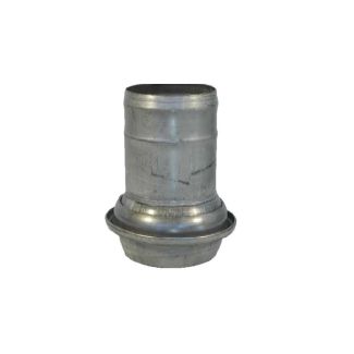 CANOTTO PORTAGOMMA INOX TIPO FERRARI CON SFERA E ANELLO DM. MM. 150