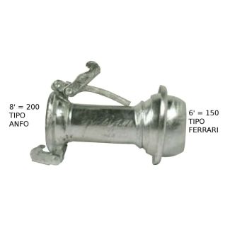 RIDUZIONE CON GANCI DA 8' = 200 ANFO E SFERA DA 6' = 150 FERRARI ZINCATA