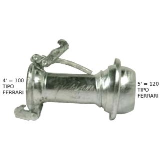 RIDUZIONE CON GANCI DA 4' = 100 E SFERA DA 5' = 120. FERRARI ZINCATA