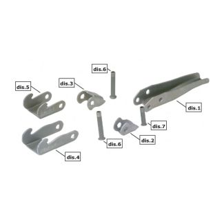 MANIGLIA PER GIUNTO SFERICO TIPO FERRARI DM. 100-120-150
