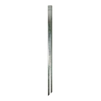 TUBO PESCANTE, ZINCATO CON PORTAGOMMA, DM. MM.150, LUNGO MT. 3