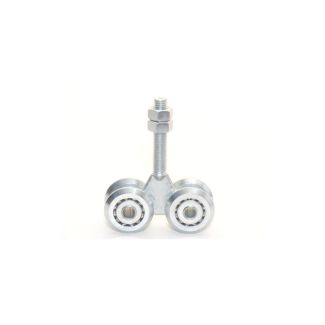 CARRELLO PER CANCELLO DM. MM. 42 IN FERRO CON 4 CUSCINETTI
