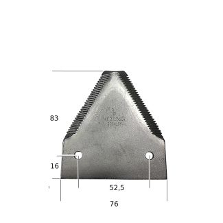 SEZIONE LAMA MC 333 1/2 CROMATA. RASSPE