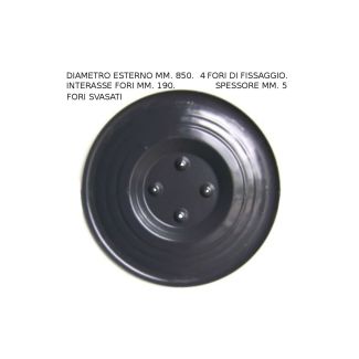 DISCO FOLLE PER FALCIATRICE GALFRE' 185 A 4 FORI DM. MM. 850