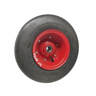 RUOTA PNEUMATICA DM. MM. 300. SPALLA MM. 100 FORO MM. 25.