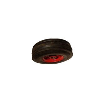 RUOTA PER GIRELLO 285x90 IN GOMMA PIENA SU CUSCINETTI DM. MM. 25