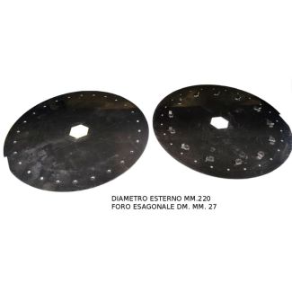 DISCO DISTRIBUZIONE 26 FORI DM. 2,5   GIRASOLE  ADATTABILE GASPARDO