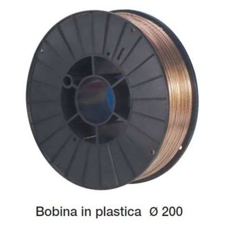 BOBINA FILO PER SALDATRICE. DIAMETRO MM.1. PESO KG 5