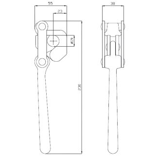 CHIUSURA MAROTTA LEGGERA, LAVORA CON PIANTONE (ART. SP036A/B)