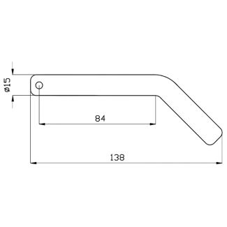 SPINA DM mm 15 TIPO B, LAVORA CON SUPPORTO (ART. SP208 B)