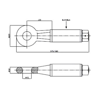 OCCHIONE F1399 MAT. FE510 TRAINO 120 FORO 45 INT. 52