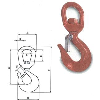 GANCI0 DA KG 1600 CON SICURA GIREVOLE